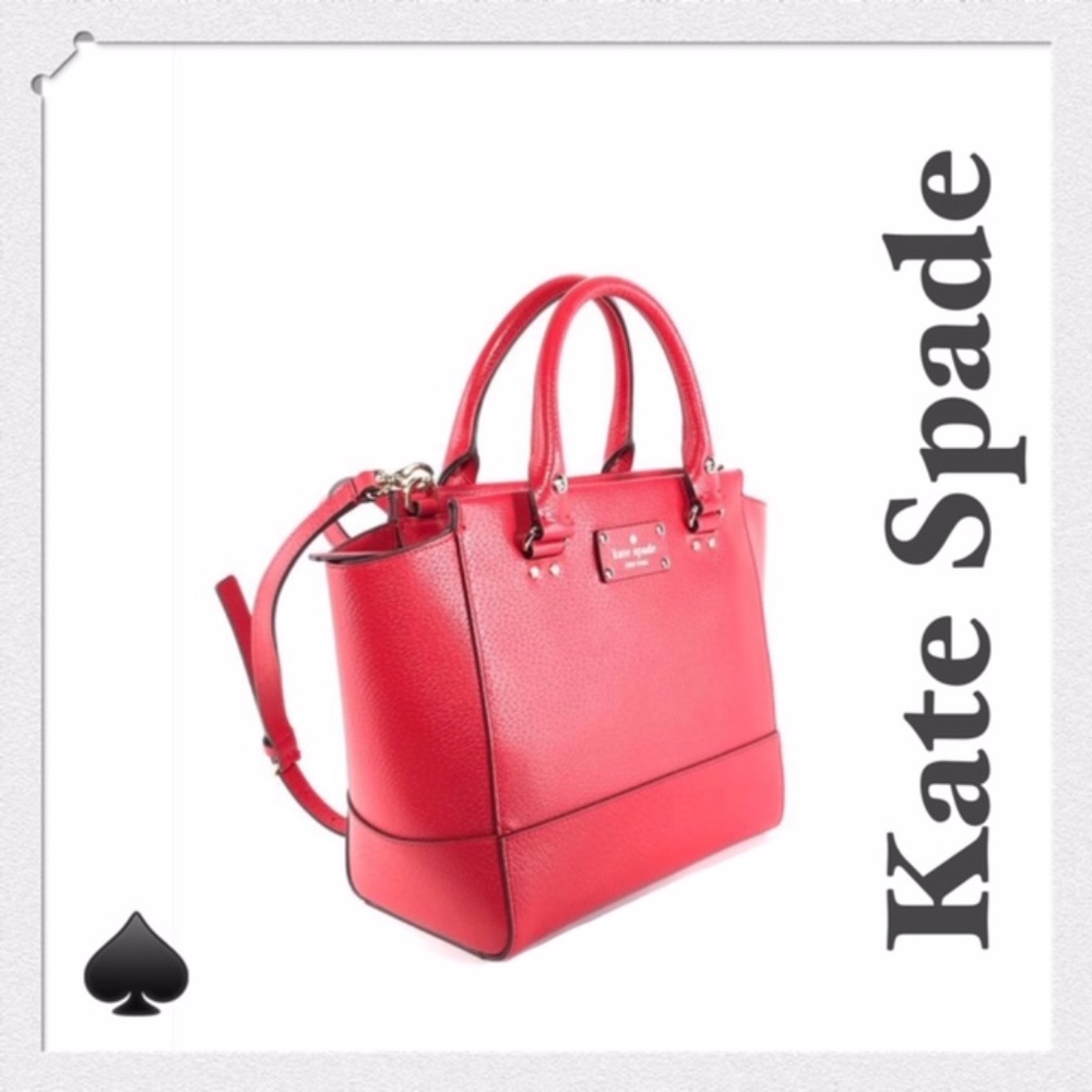 KATE SPADE WELLESLEY SMALL CAMRYN LEATHER SATCHEL